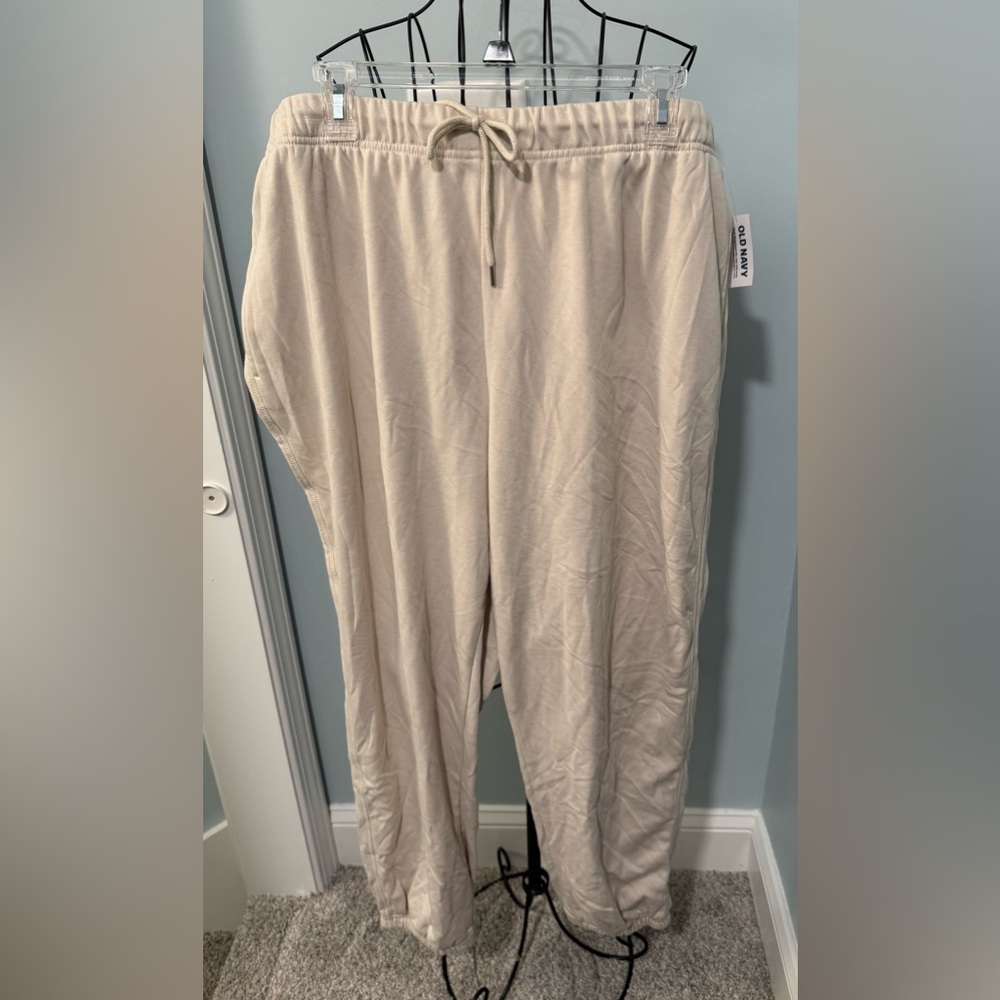 NEW Old Navy Extra High Waist Vintage Sweatpants 2X 2XL Wishbone women’s joggers